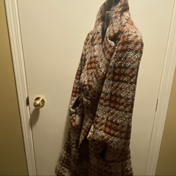 Vintage Med/Large Union Label  Tweed Trench style - Picture 5 of 16